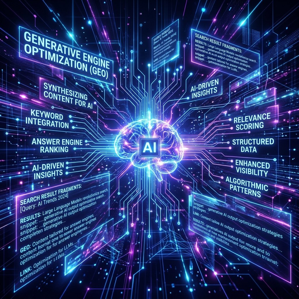 GEO Optimizasyon Kılavuzu: Yapay Zeka Arama Motorlarında Görünür Olun